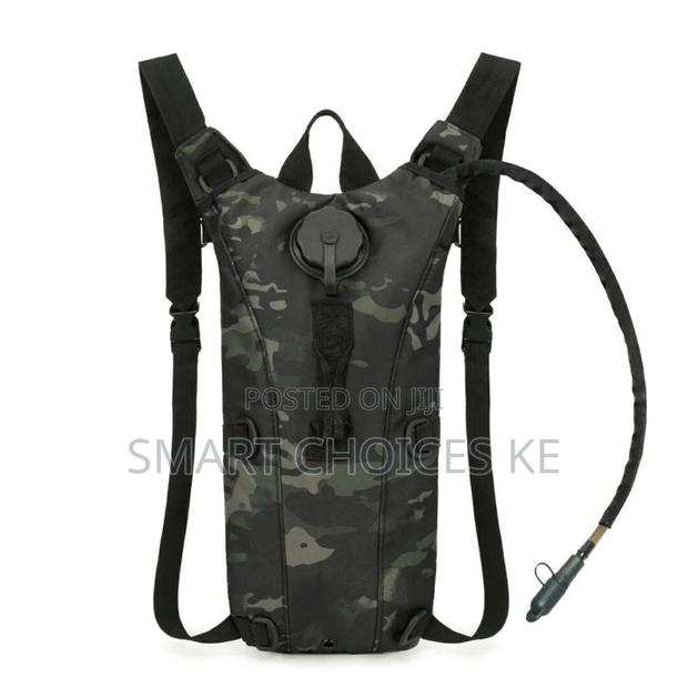Green Combat * Tactical Hydration Backpack With Water Bladder