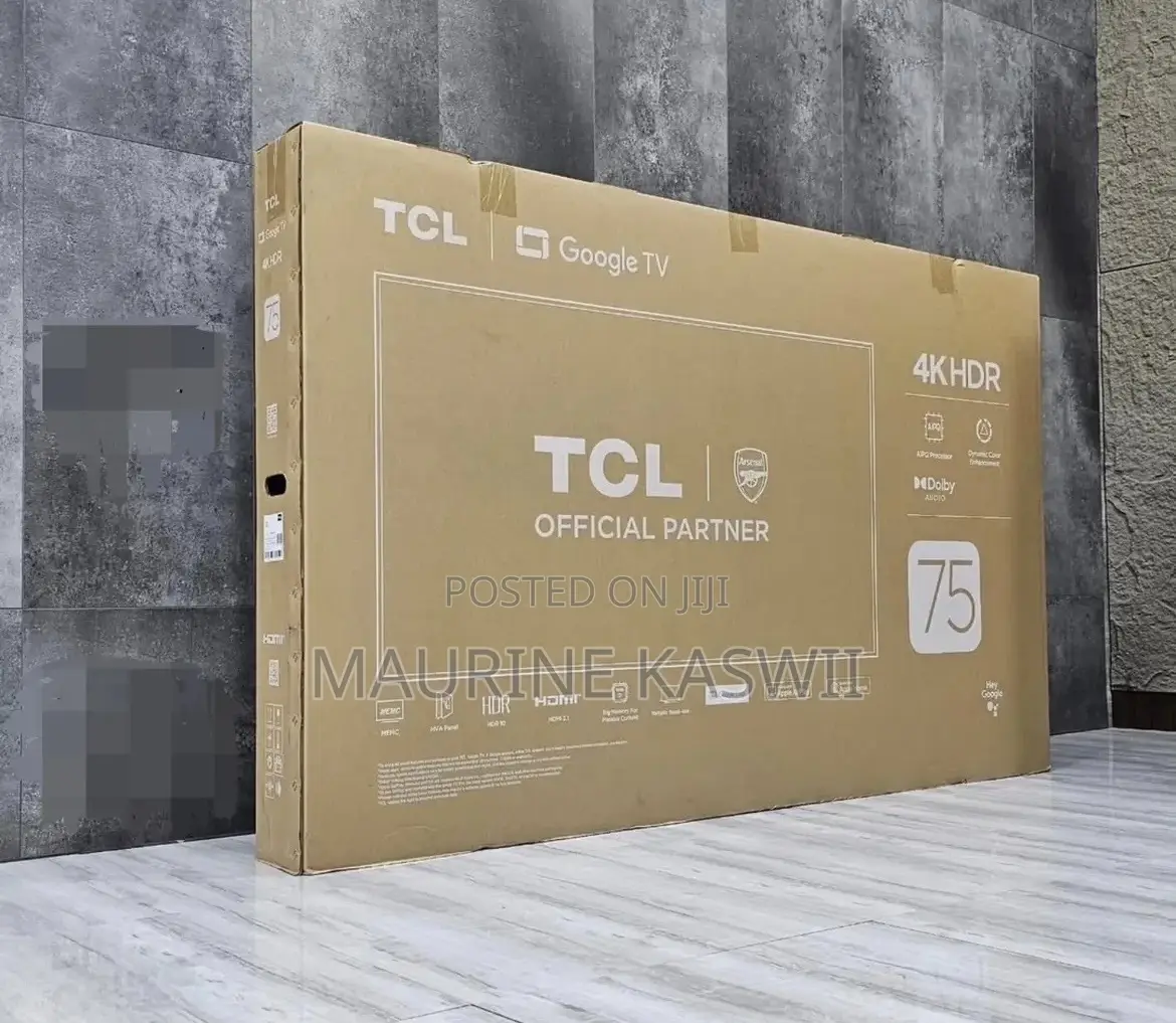 TCL Smart Uhd 75” Frameless