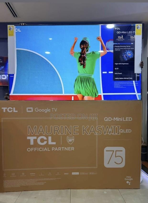 TCL 75” Qdminiled Google 75 C6k Tv - thumbnail 3