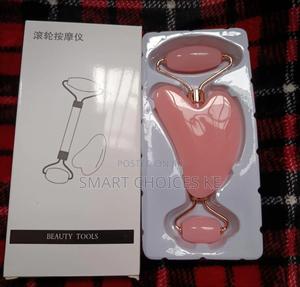 Pink Anti Aging Face Roller Guasha Set - main view