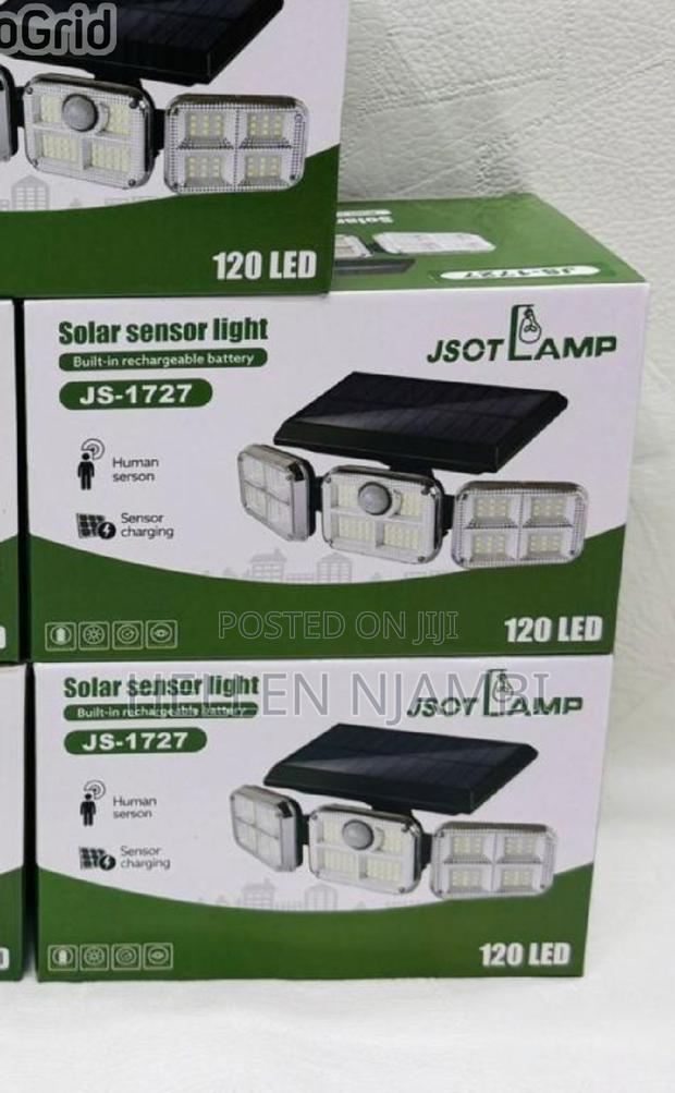 Jsot 3-Sided Solar Sensor Light With Built-in Rechargeable Battery - main view