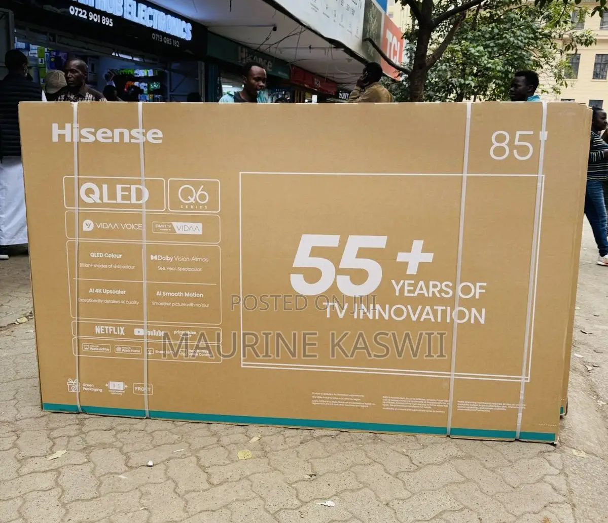 Hisense 85” Inch Qled Smart TV (2025