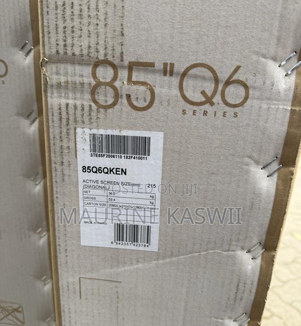Hisense 85 Inch 85q6ken Qled(2025) Model New