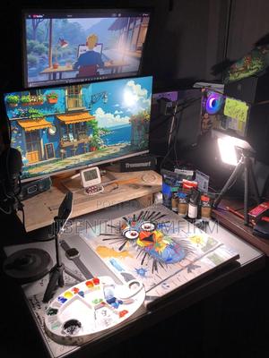 ' Astounded Staticky Bird ' Hand Made Art - thumbnail 2