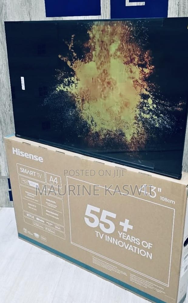 Hisense 43” A4 Smart FHD Tv (2025) Model Frameless