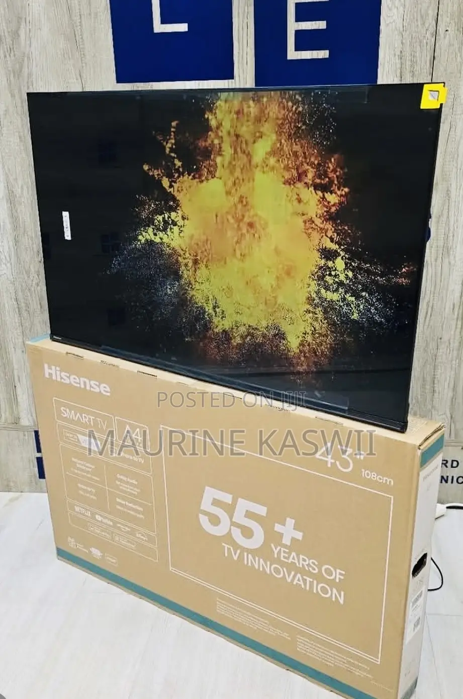 Hisense 43” A4 Smart FHD Tv (2025) Model Frameless
