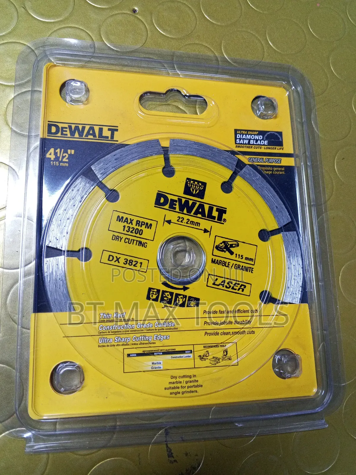 High Quality Dewalt 4.5inch Cutting Disc