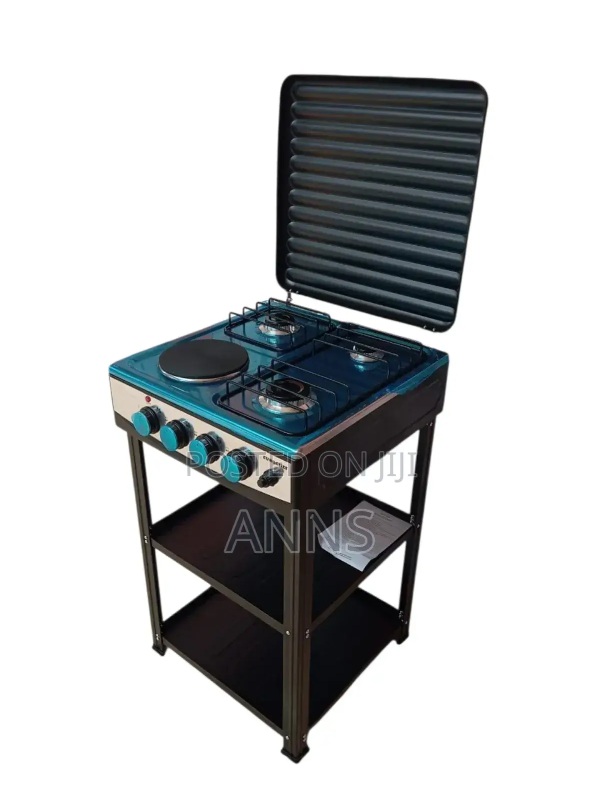3 Gas 1 Electric Standing Cooker With Shelves