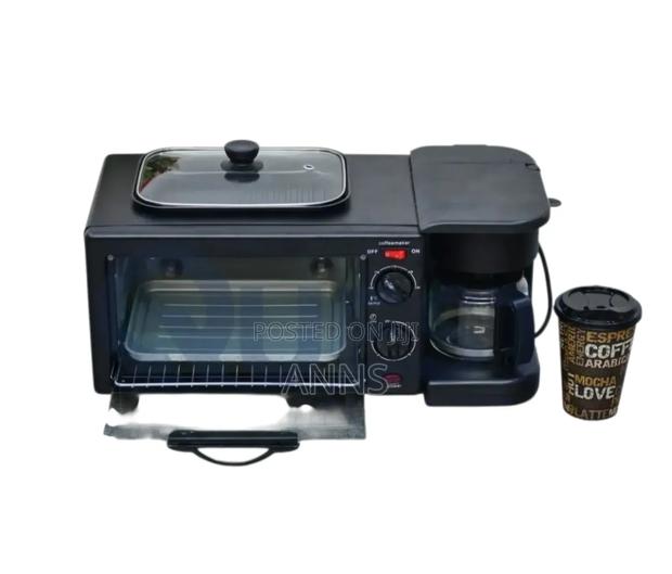 Nunix 3 in 1 Breakfast Maker Machine With Coffee Maker - main view