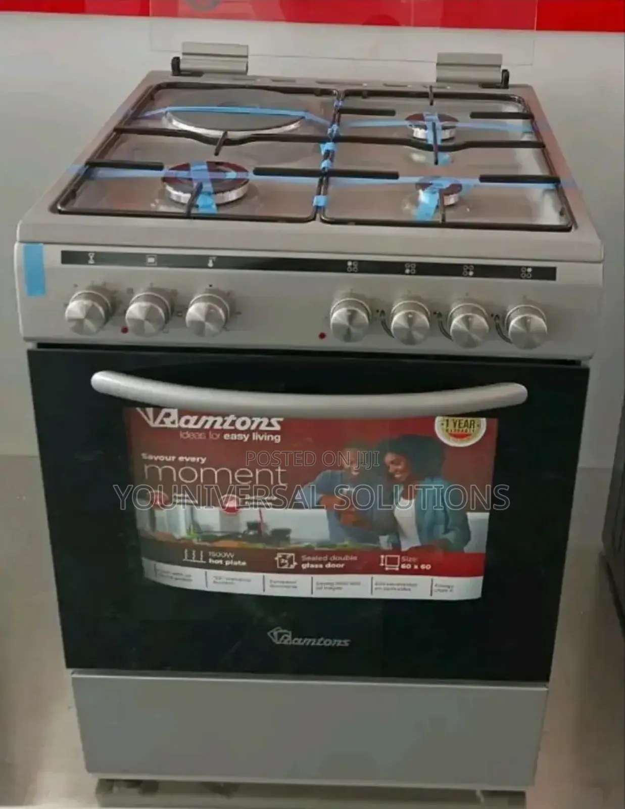 3g+1e 60x60 Ramtons Rf/405 Cooker