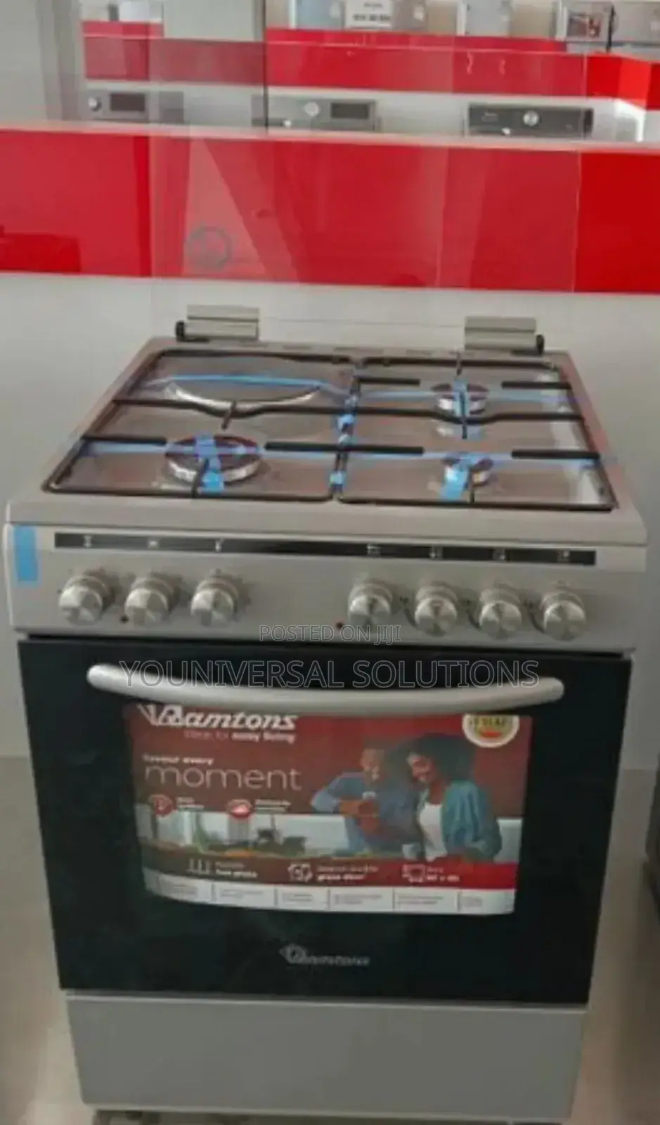 Ramtons Rf/405 Cooker- 3g +1e ( Brown)