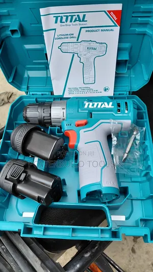 Total Lithium-ion 12v Cordless Drill With 2 Batteries