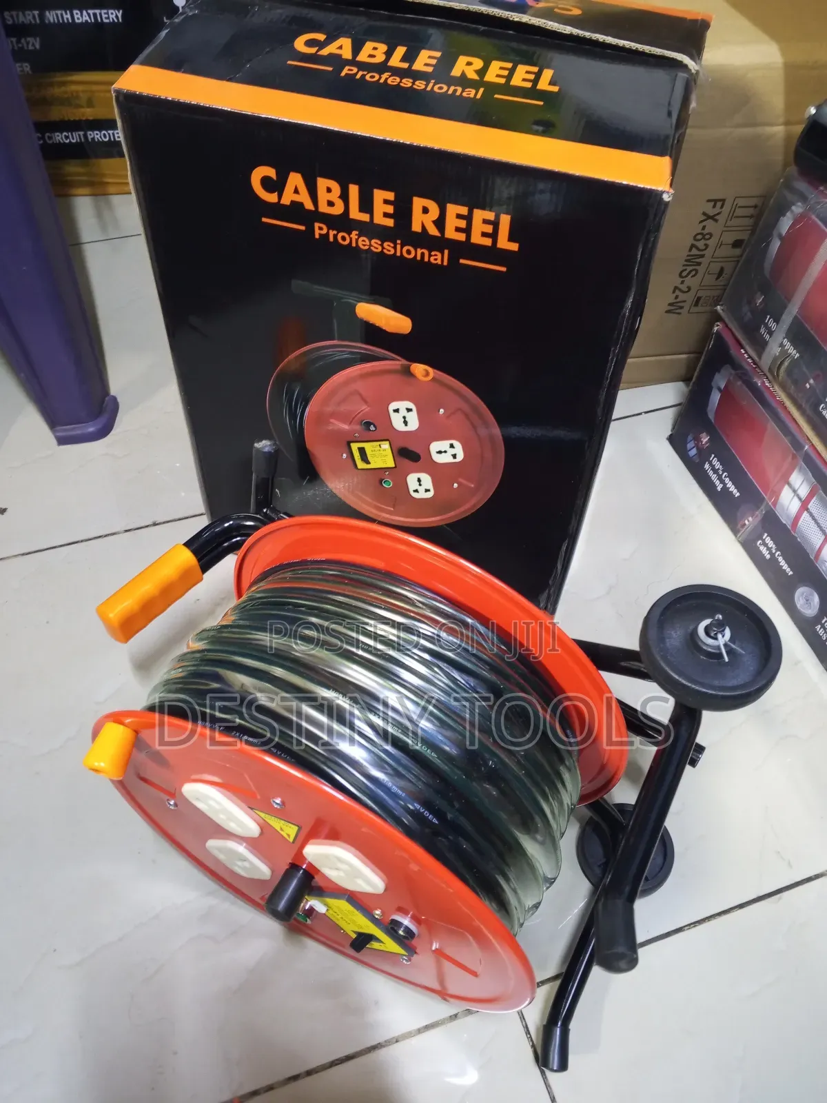Extension Cable Reel 50meters*1.5mm
