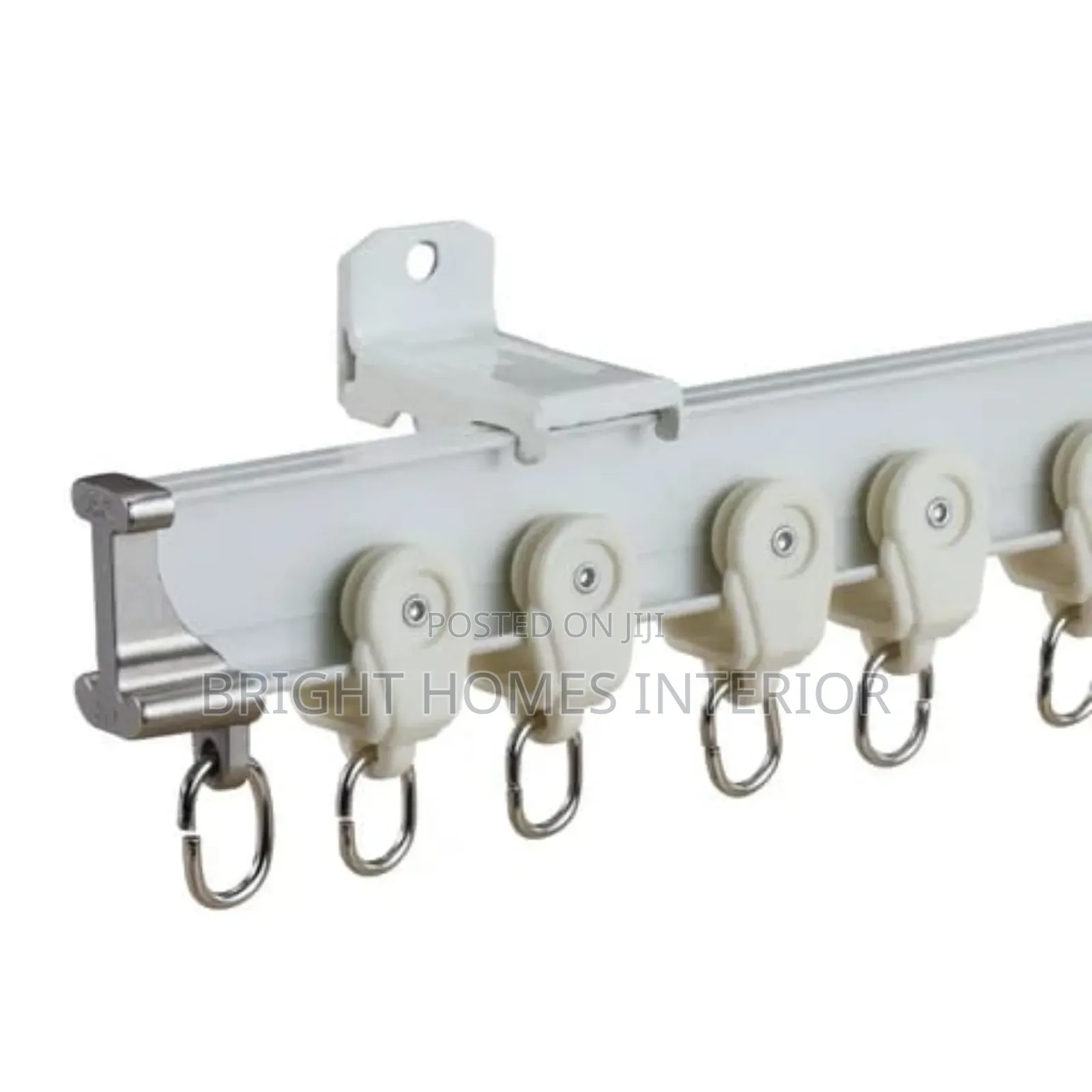 Flexible White Curtain Rail Available