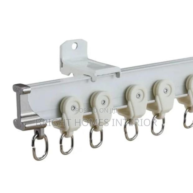 Flexible White Curtain Rail Available