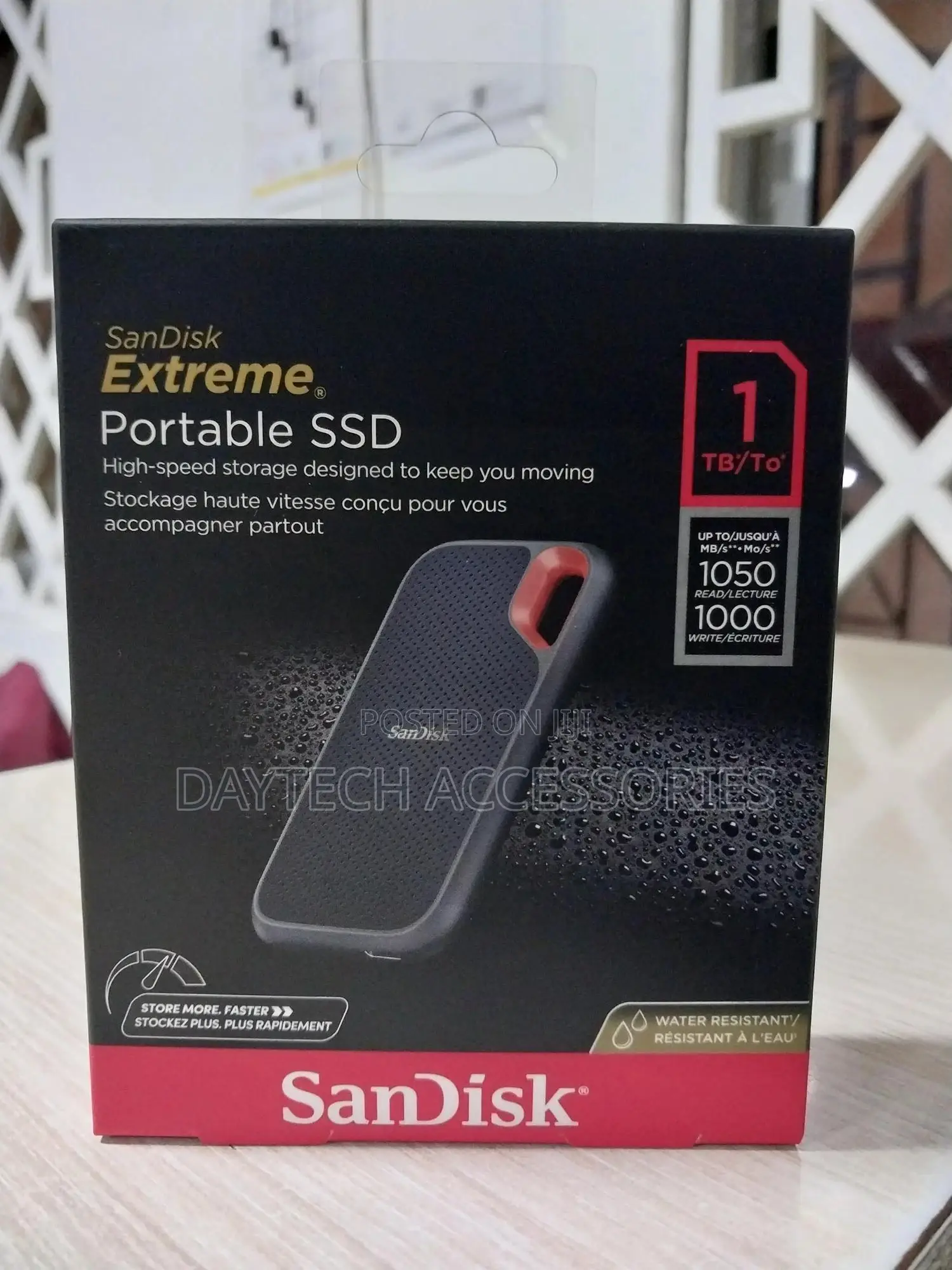 Sandisk 1tb Extreme Portable SSD V2 (Black)