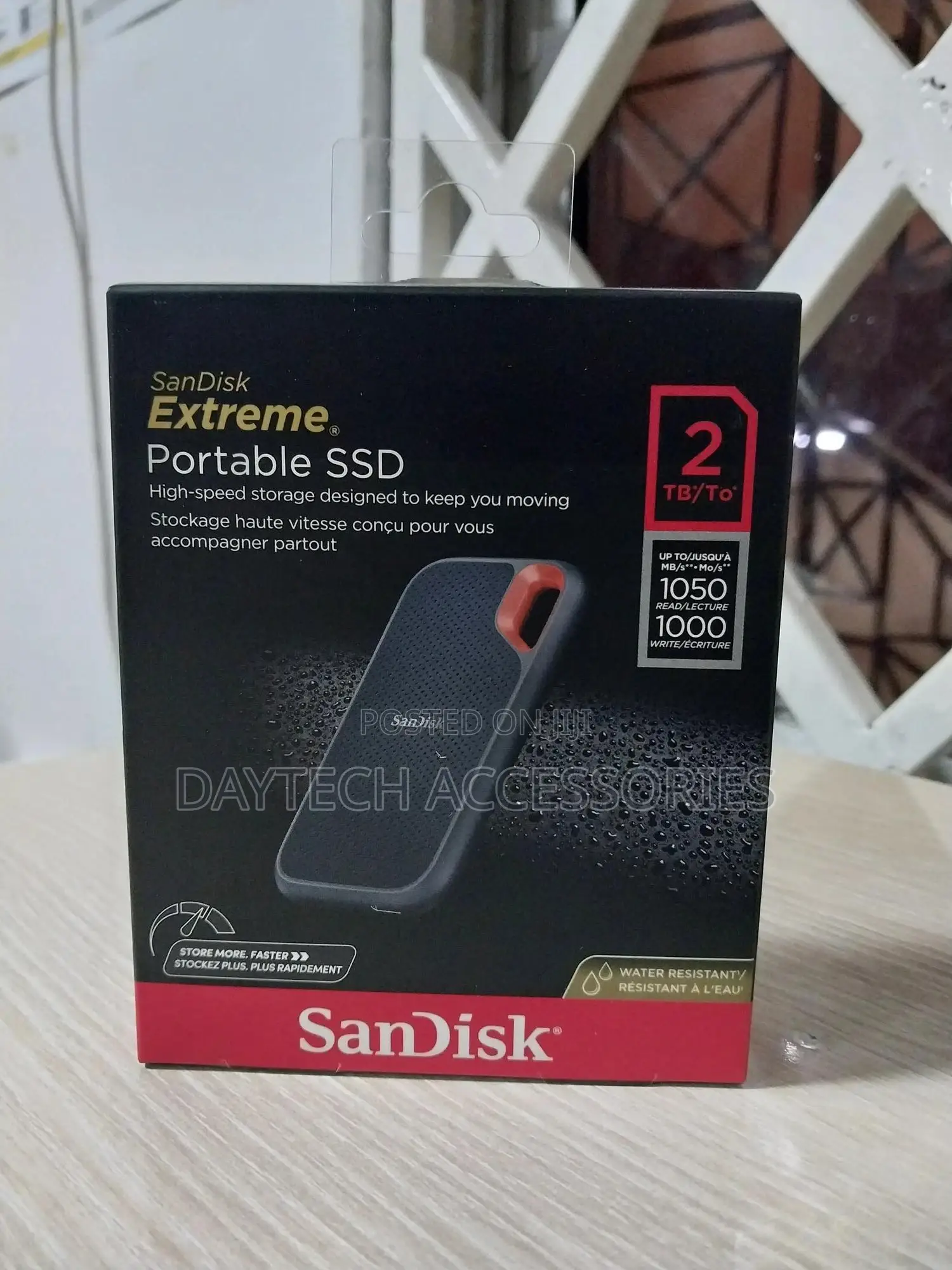 Sandisk Extreme Portable SSD 1050mb/S Usb-C 3.2 Gen 2 2tb