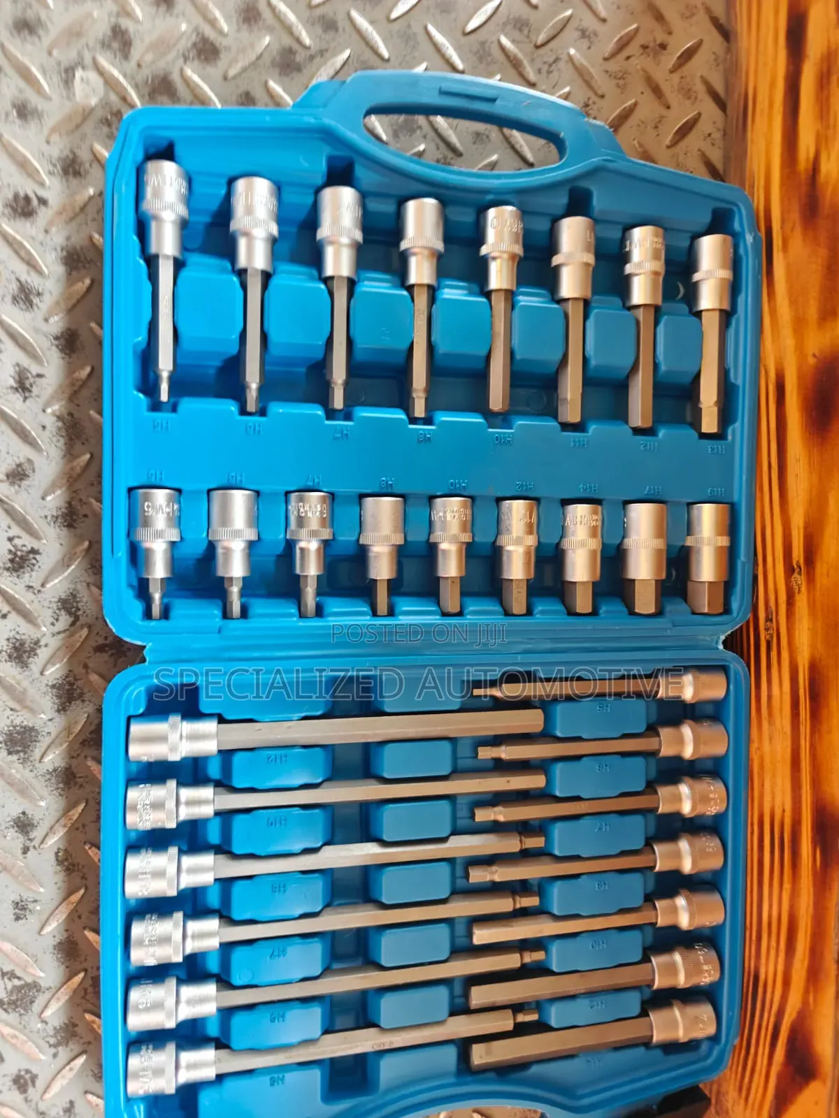 Heavy Duty 30 Piece 1/2 Drive Hex Socket Set Kit Assorted Length
