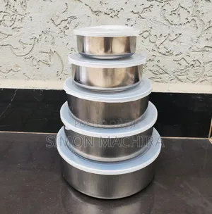 5pcs Modern Stainless Steel Fresh Box Containers*