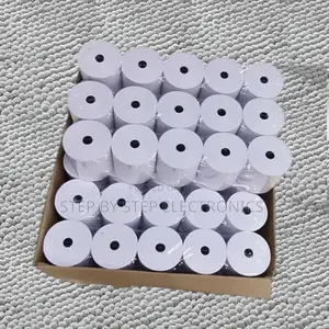 Clear Print 80mm by 80mmpos Paper Rolls 50 Bulk Rolls- Box