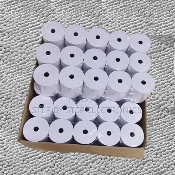Clear Print 80mm by 80mmpos Paper Rolls 50 Bulk Rolls- Box - main view