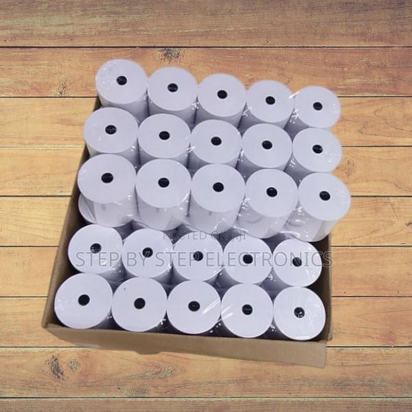 50 Pieces of 80mmx80mm High-Quality Thermal Receipt Rolls in One Box