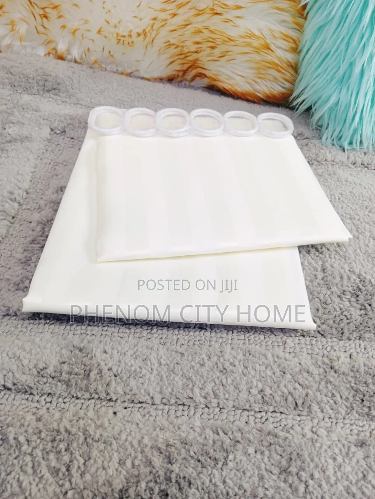 Bathroom Curtain With Hooks