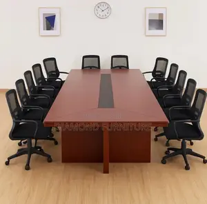 Office Table; Grand Oval Boardroom 3.5m – Professional Office Setup