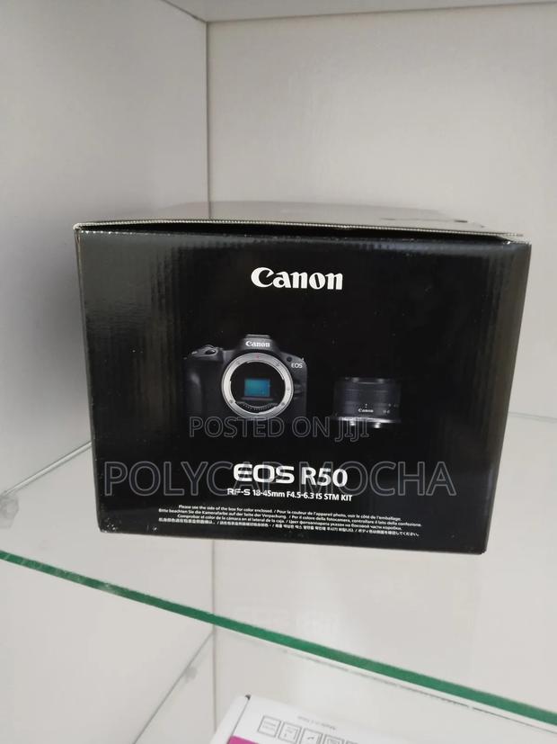 Canon Eos R50 Mirrorless Camera With 18-45mm Lens - main view