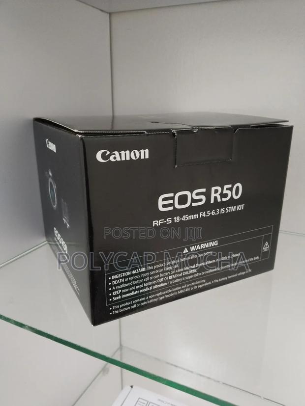 Canon Eos R50 Mirrorless Camera With 18-45mm Lens - thumbnail 3