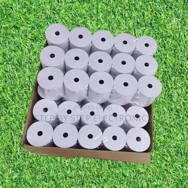 Carton of 50 Thermal Receipts Paper Rolls 80mm by 80mm