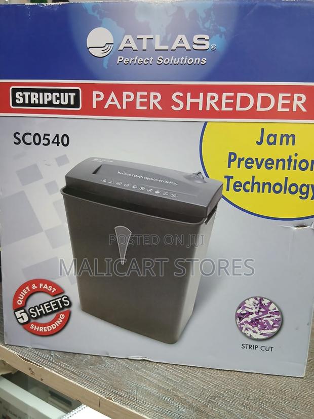 Atlas Sc0540 Paper Shredder 5 Sheets Strip Cut - main view