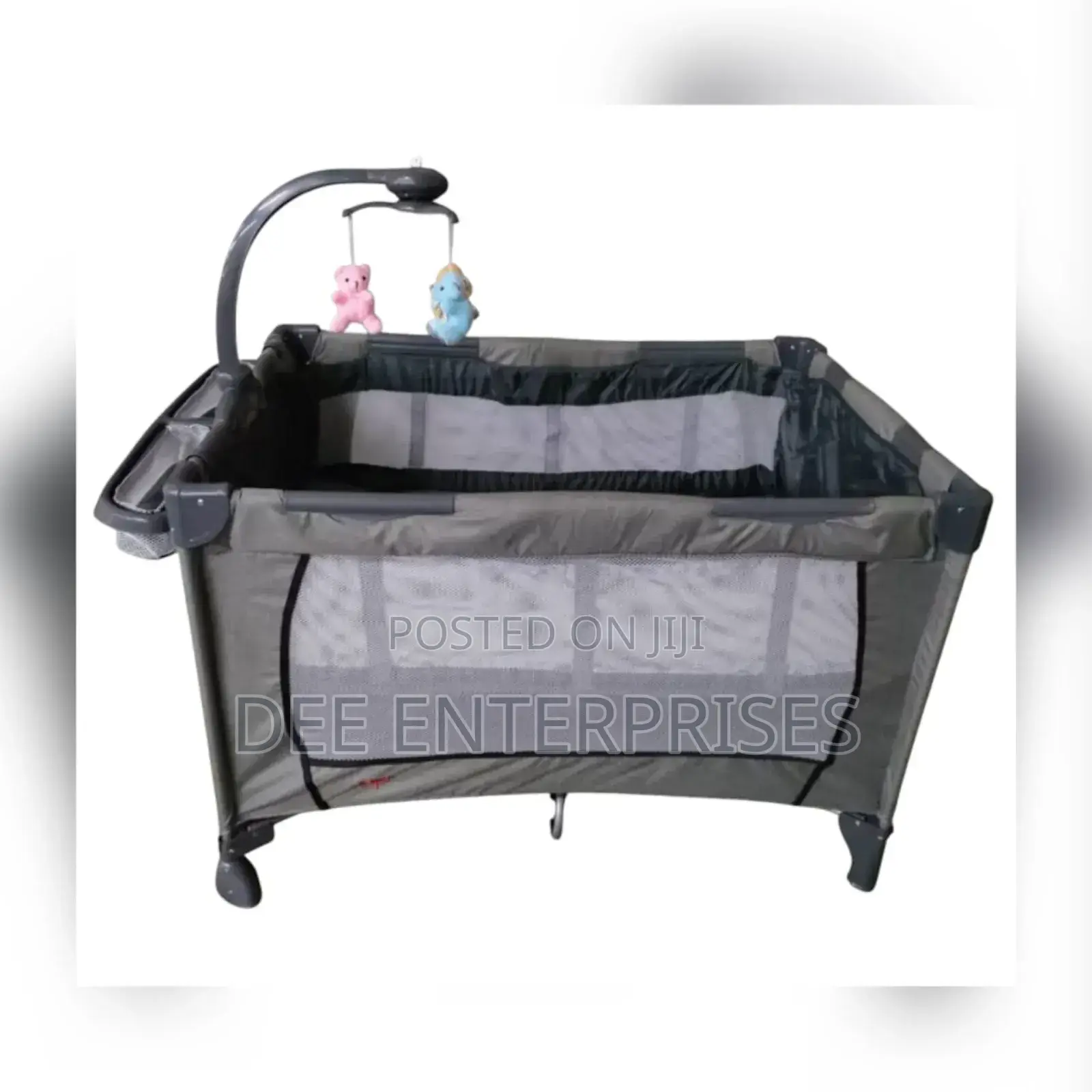 Baby Cots/Playpens
Has a Hanging Toys
Fitted Mosquito Net