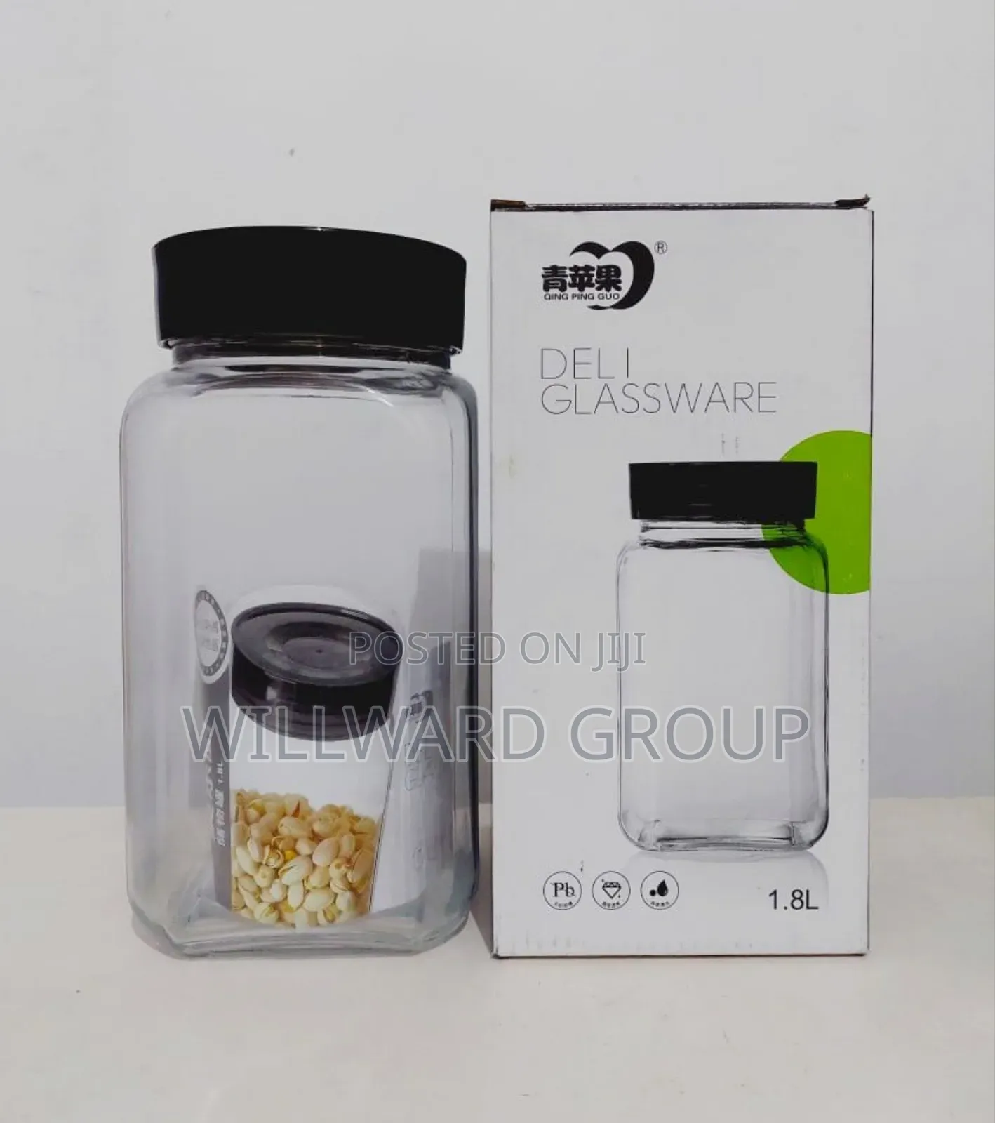 Deli Glassware Storage Jar