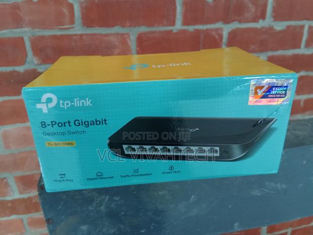 Tp-Link 8-Portmbps Gigabit Desktop Switch - Tl-Sg1008d - main view