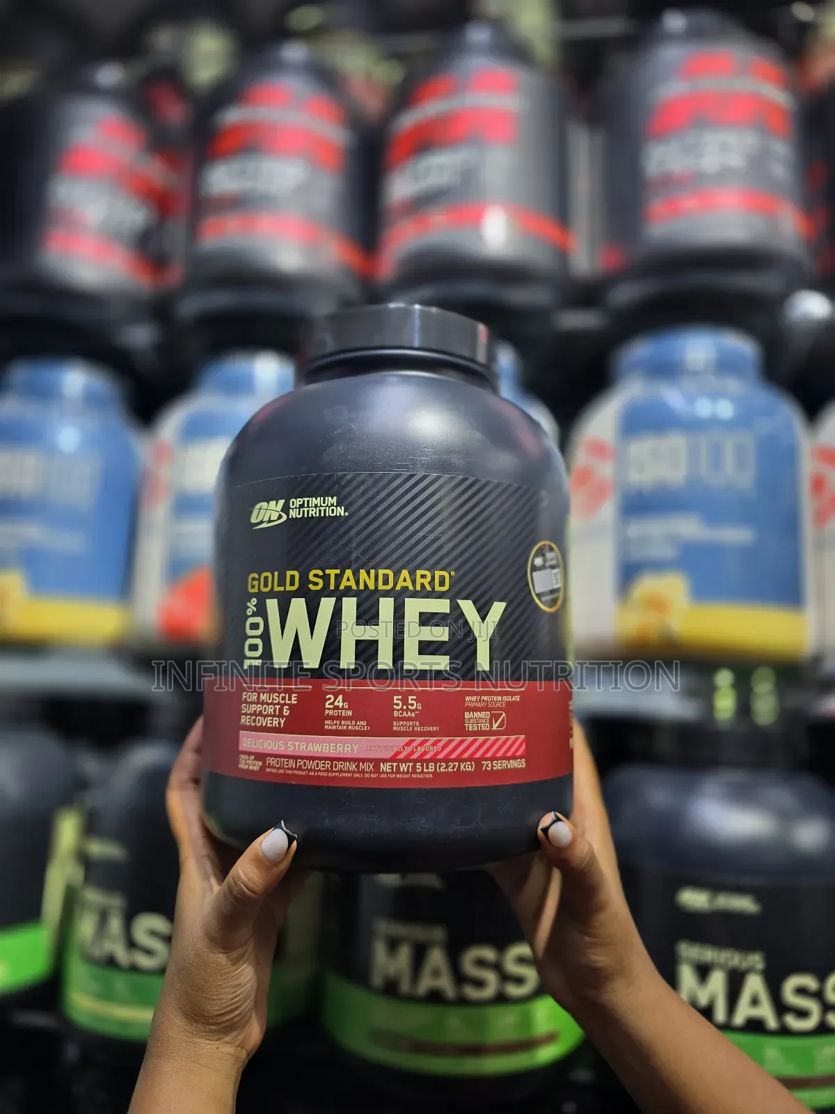 Gold Standard Whey Protein 5lbs(2.27kgs)