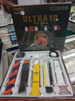 Ultra 10 Smartwatch With 10 Extra Straps - main view