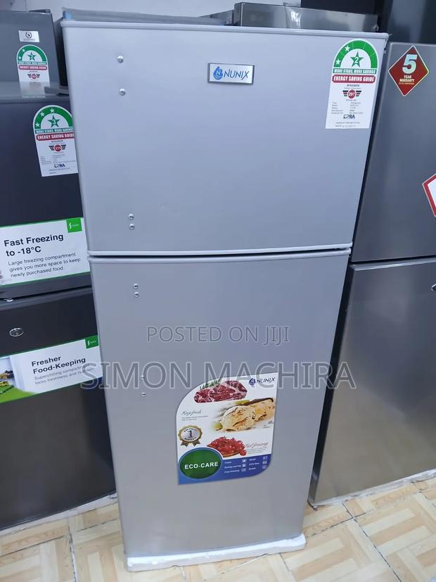Nunix 210l Double Door Fridge