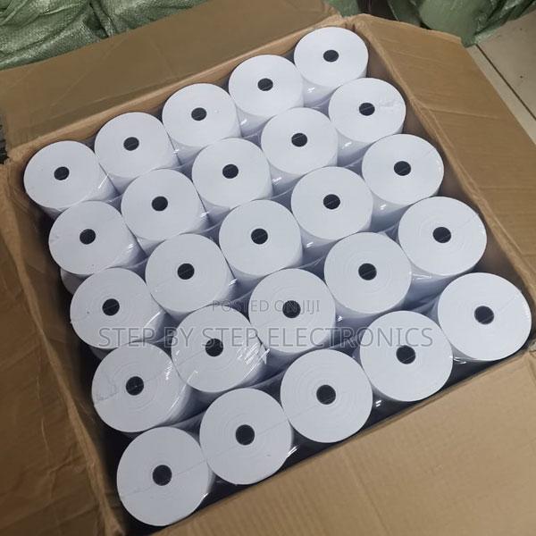 Crystal Clear Printing 80mmx80mm Thermal Receipt Paper Rolls 50 Pack - main view