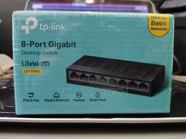 Tp-Link 8-Portmbps Gigabit Desktop Switch - Ls1008g - main view