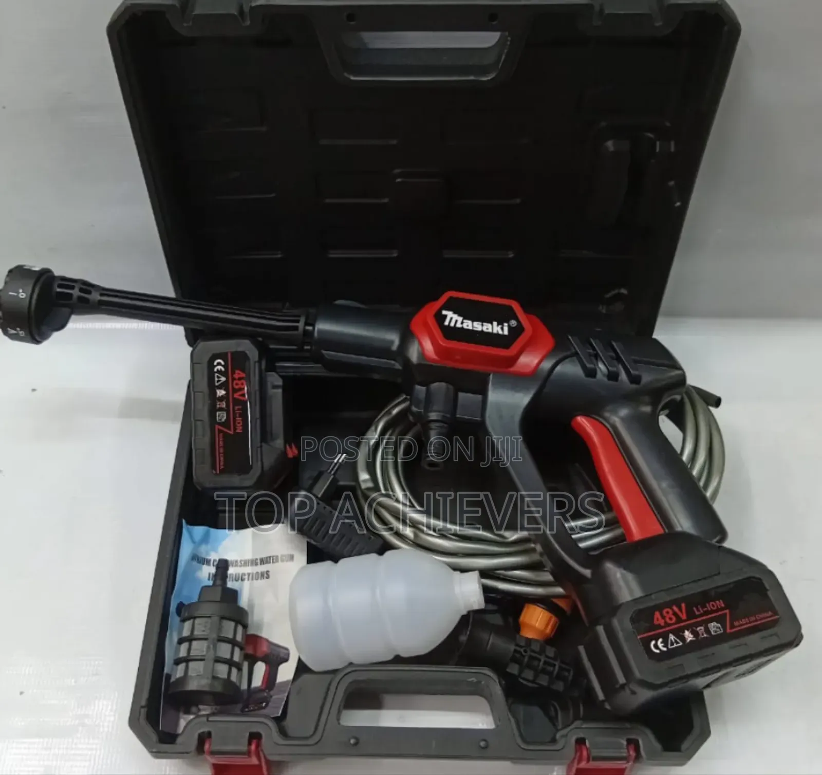 Cordless/Rechargeable Carwash Machine 48v