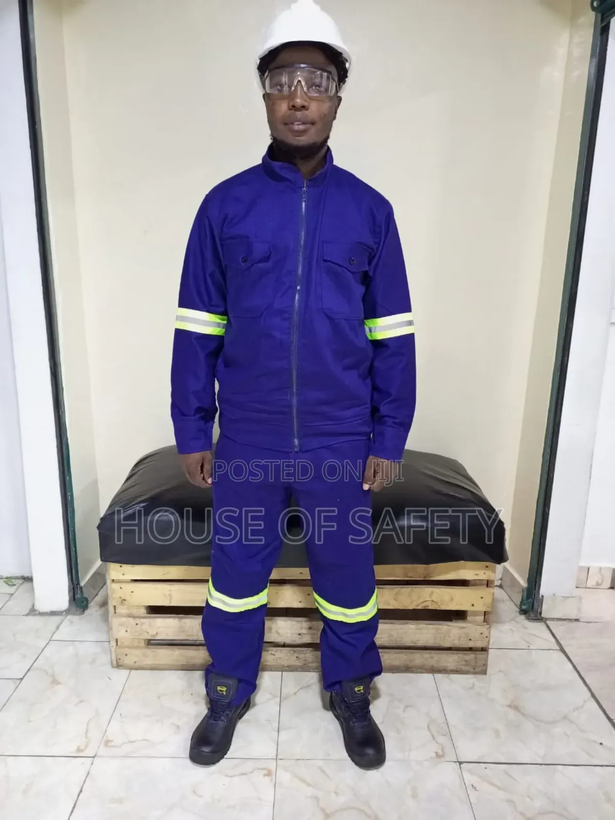 Dark Royal Bue Work Suit