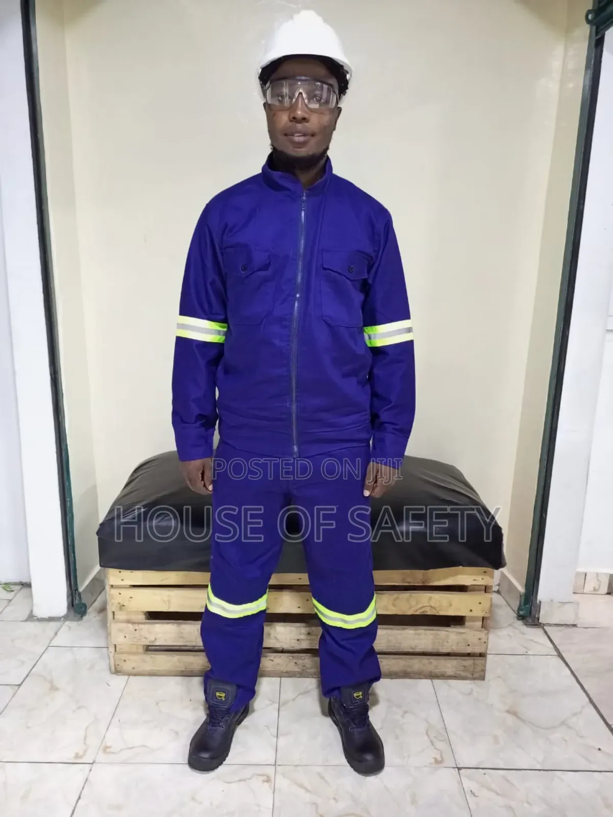 Dark Royal Bue Work Suit