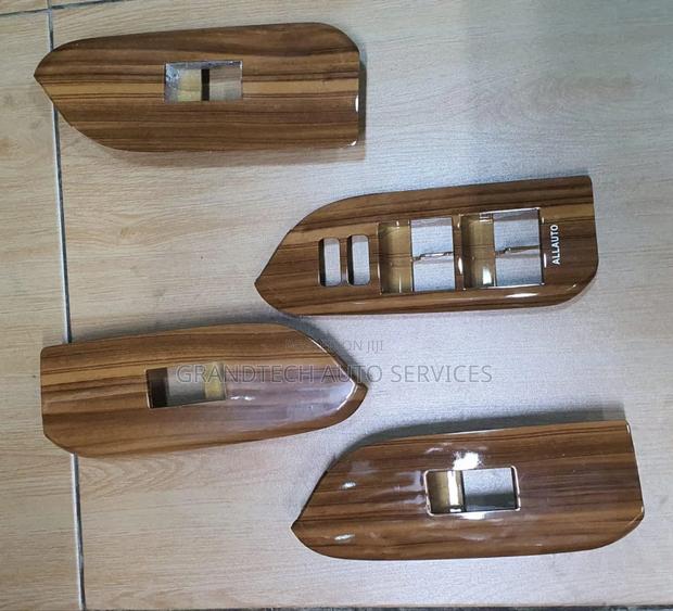 Prado J150 Wood Trim Switch Covers - main view