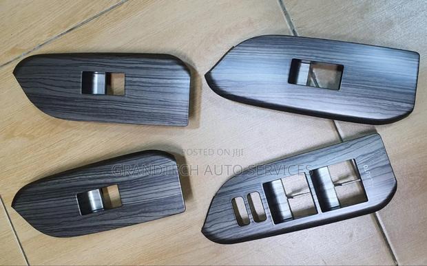 Prado J150 Grey Wood Trim Switch Covers