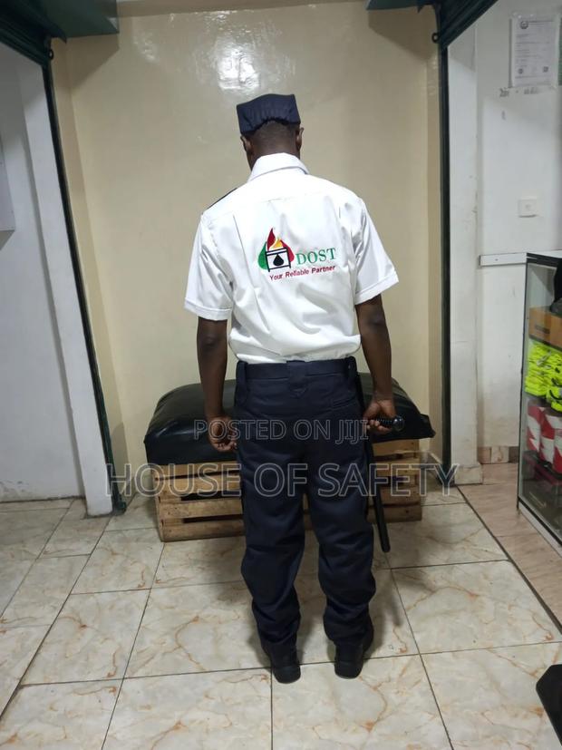 Security Uniform White and Black - main view