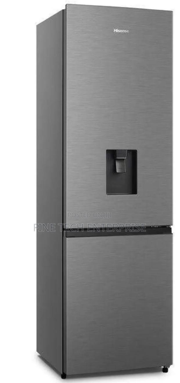 Hisense Fridge 268 Litres Bottom Freezer Fridge Silver - main view