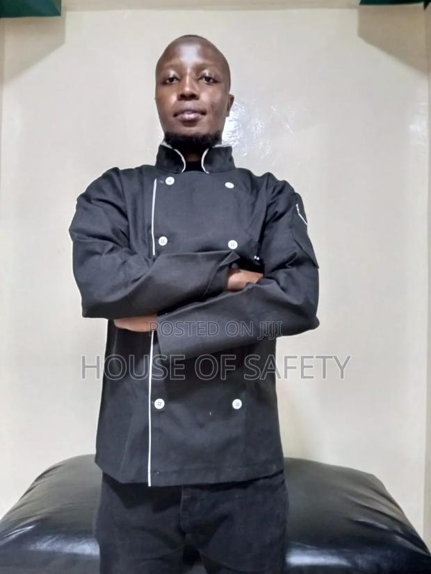 Black Pure Tetrex Chef Coat