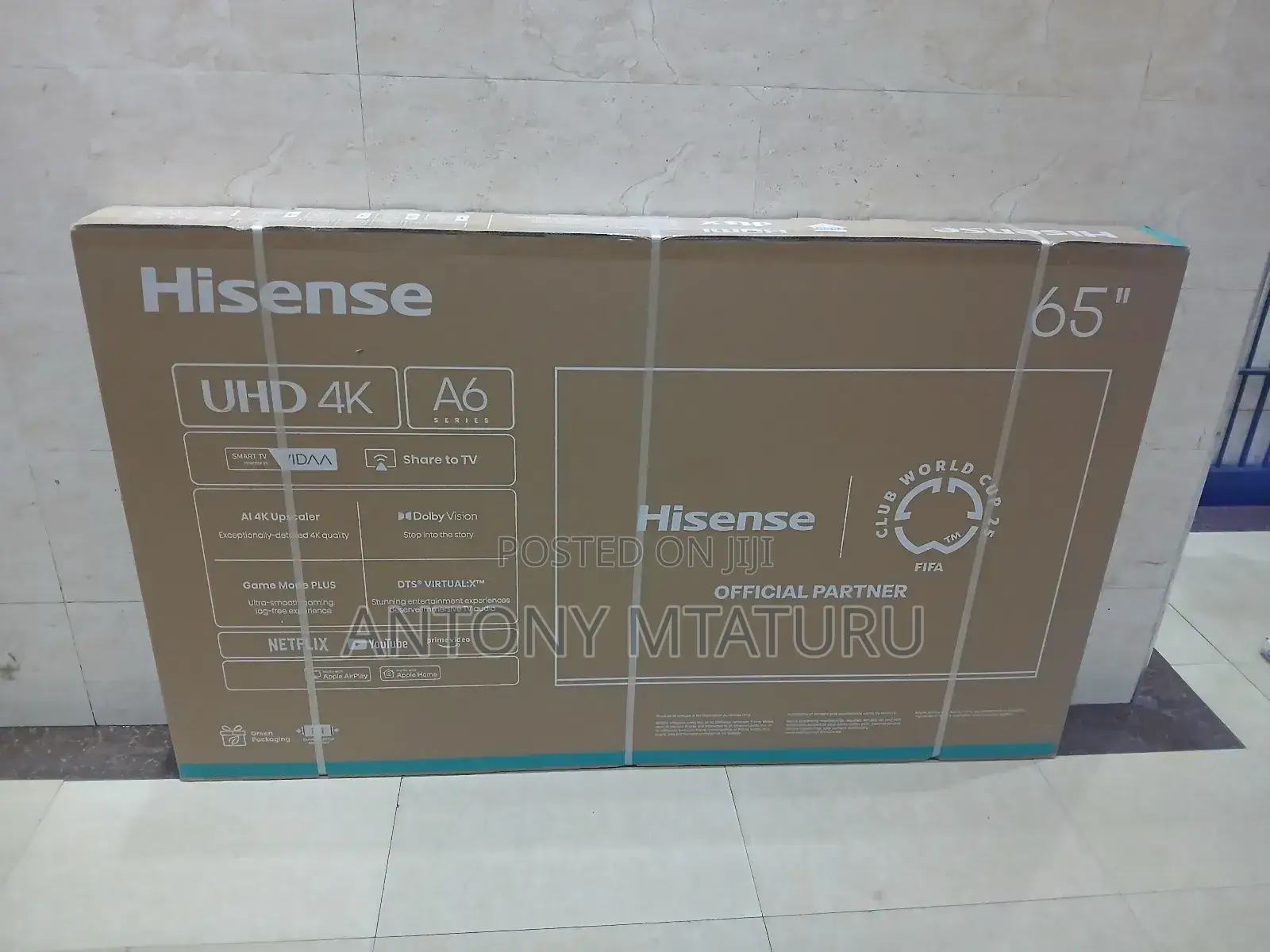 Hisense 65 Inch Smart Uhd Tv 65a6qken