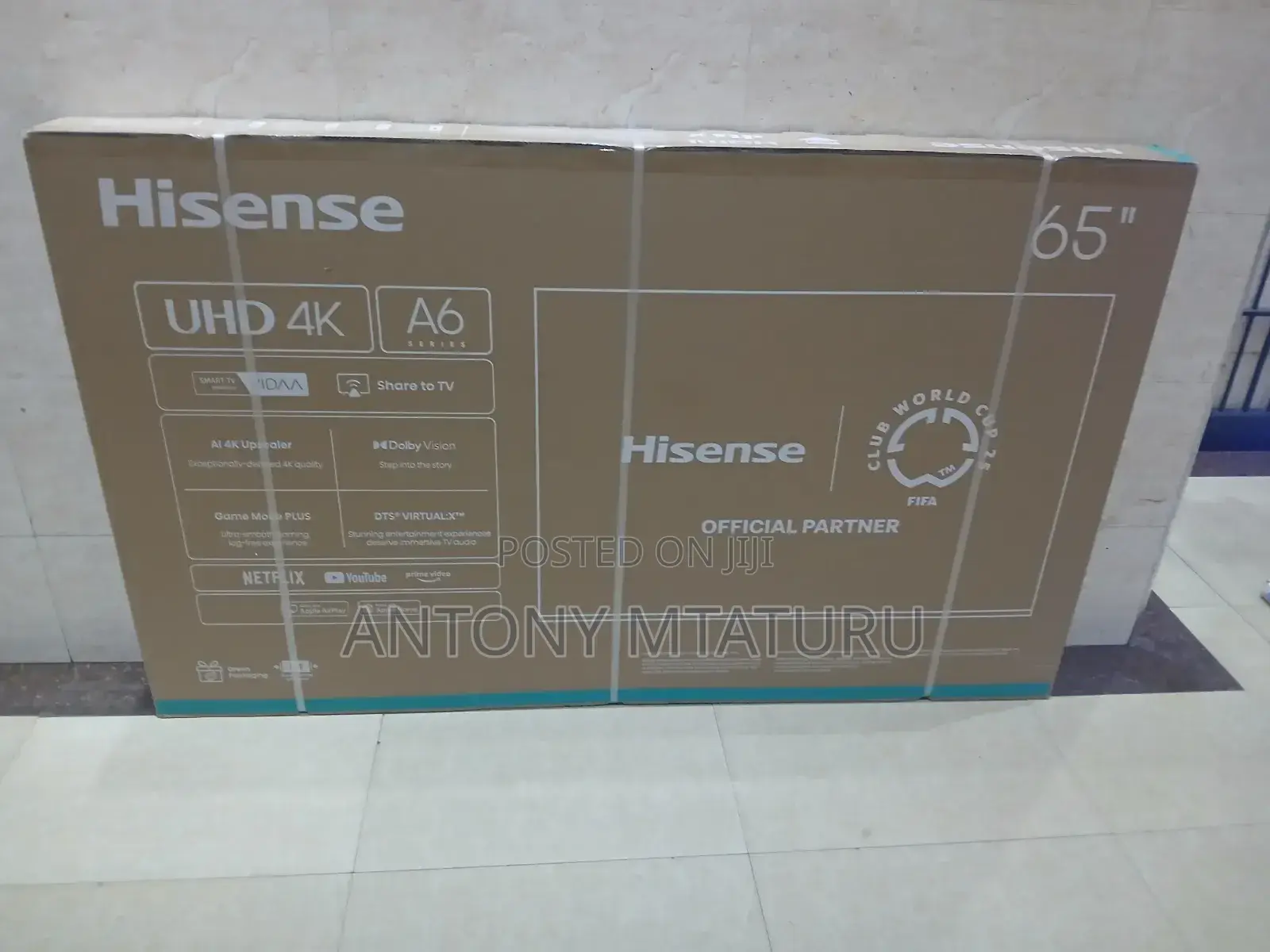 Hisense 65 Inch Smart Uhd Tv 65a6qken